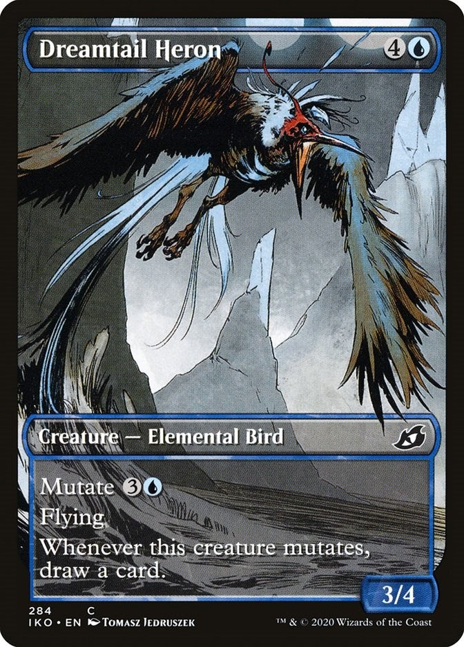 Image for Dreamtail Heron (Showcase) (284) [Ikoria: Lair of Behemoths] - Magic: The Gathering