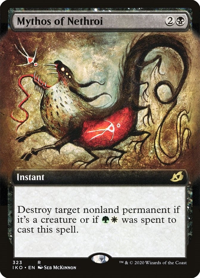 Image for Mythos of Nethroi (Extended Art) (323) [Ikoria: Lair of Behemoths] - Magic: The Gathering