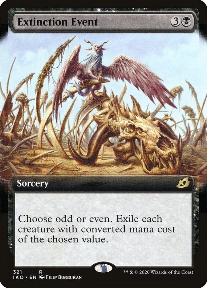 Image for Extinction Event (Extended Art) (321) [Ikoria: Lair of Behemoths] - Magic: The Gathering