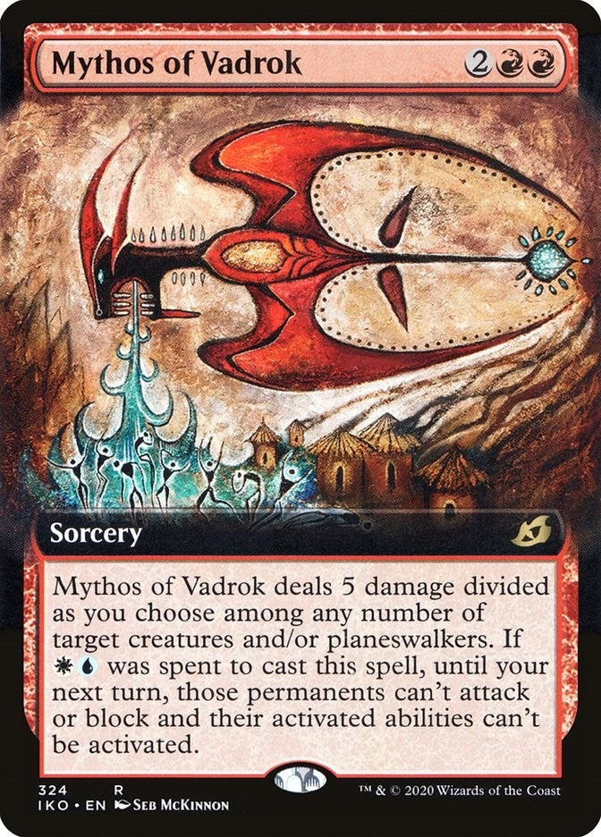 Image for Mythos of Vadrok (Extended Art) (324) [Ikoria: Lair of Behemoths] - Magic: The Gathering