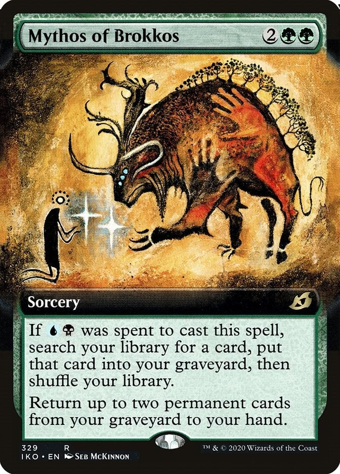Image for Mythos of Brokkos (Extended Art) (329) [Ikoria: Lair of Behemoths] - Magic: The Gathering