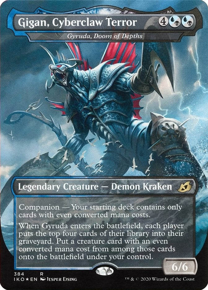 Gigan, Cyberclaw Terror - Gyruda, Doom of Depths (384) [Ikoria: Lair of Behemoths]