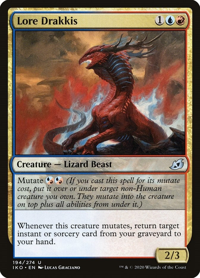 Image for Lore Drakkis (194) [Ikoria: Lair of Behemoths] - Magic: The Gathering