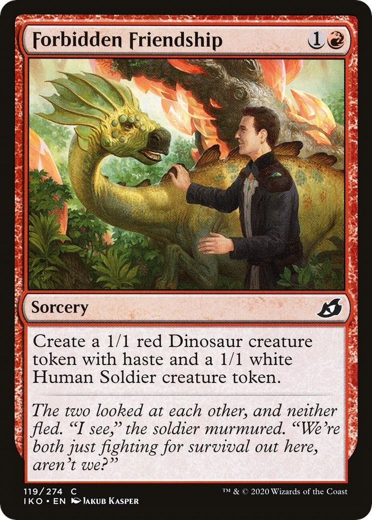 Image for Forbidden Friendship (119) [Ikoria: Lair of Behemoths] - Magic: The Gathering