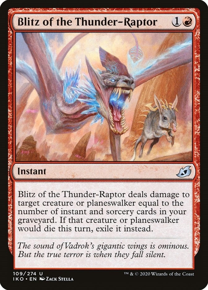 Image for Blitz of the Thunder-Raptor (109) [Ikoria: Lair of Behemoths] - Magic: The Gathering