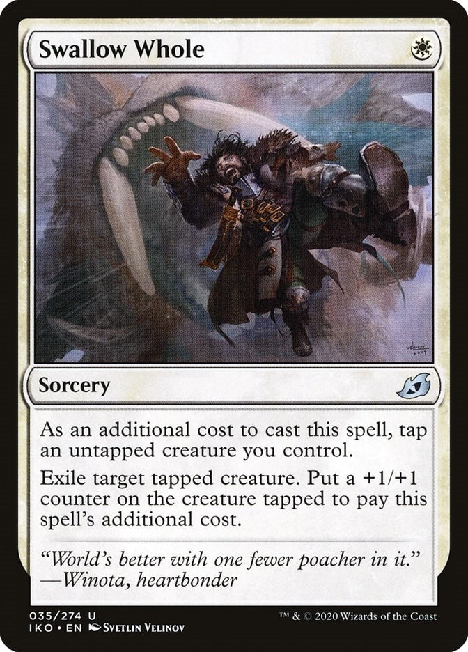 Image for Swallow Whole (35) [Ikoria: Lair of Behemoths] - Magic: The Gathering