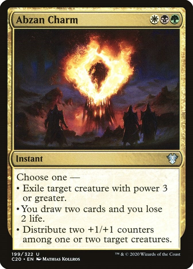 Image for Abzan Charm (199) [Commander 2020] - Magic: The Gathering