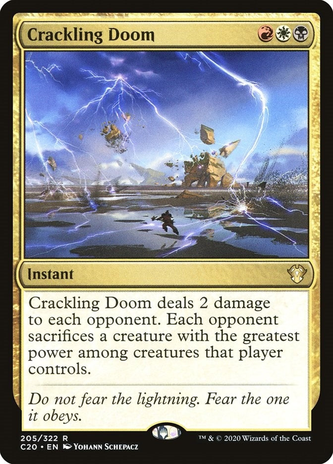 Image for Crackling Doom (205) [Commander 2020] - Magic: The Gathering