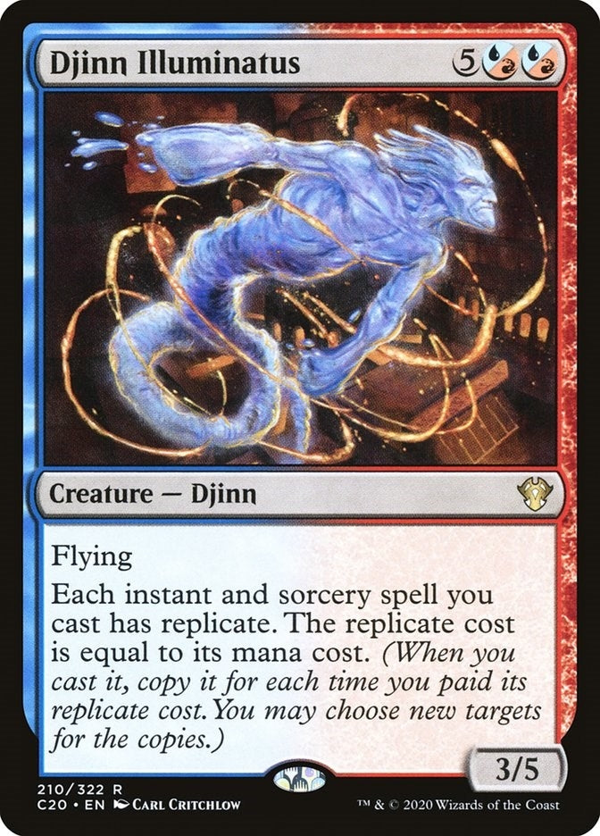 Image for Djinn Illuminatus (210) [Commander 2020] - Magic: The Gathering