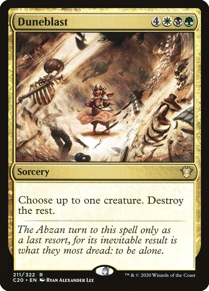 Image for Duneblast (211) [Commander 2020] - Magic: The Gathering
