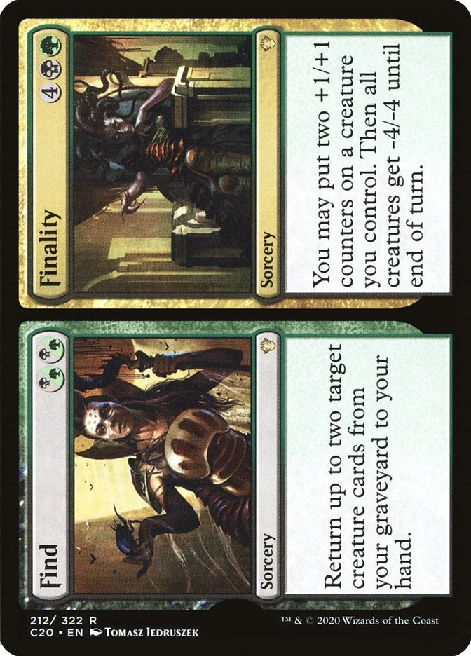 Image for Find // Finality (212) [Commander 2020] - Magic: The Gathering