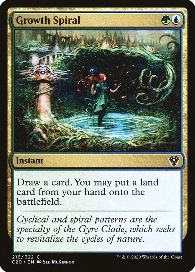 Image for Growth Spiral (216) [Commander 2020] - Magic: The Gathering