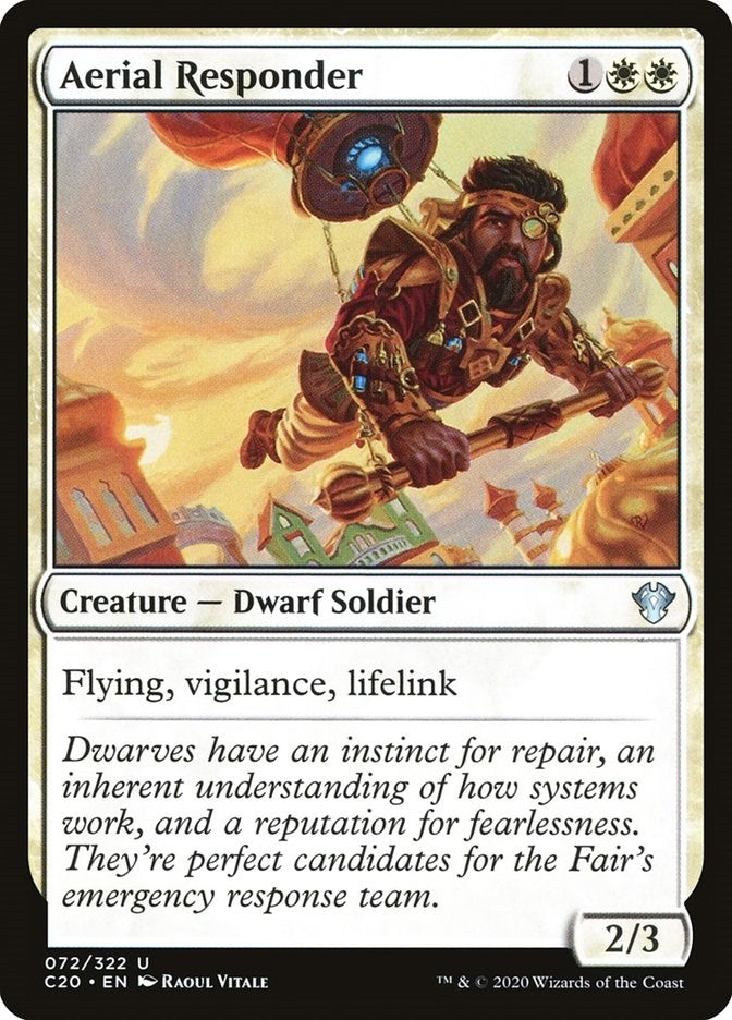 Image for Aerial Responder (72) [Commander 2020] - Magic: The Gathering