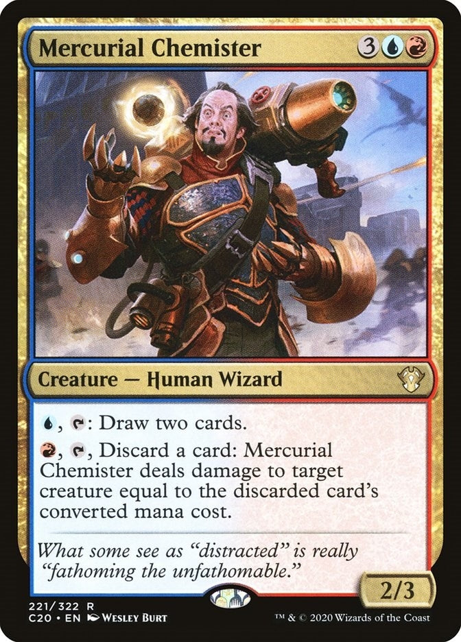 Image for Mercurial Chemister (221) [Commander 2020] - Magic: The Gathering