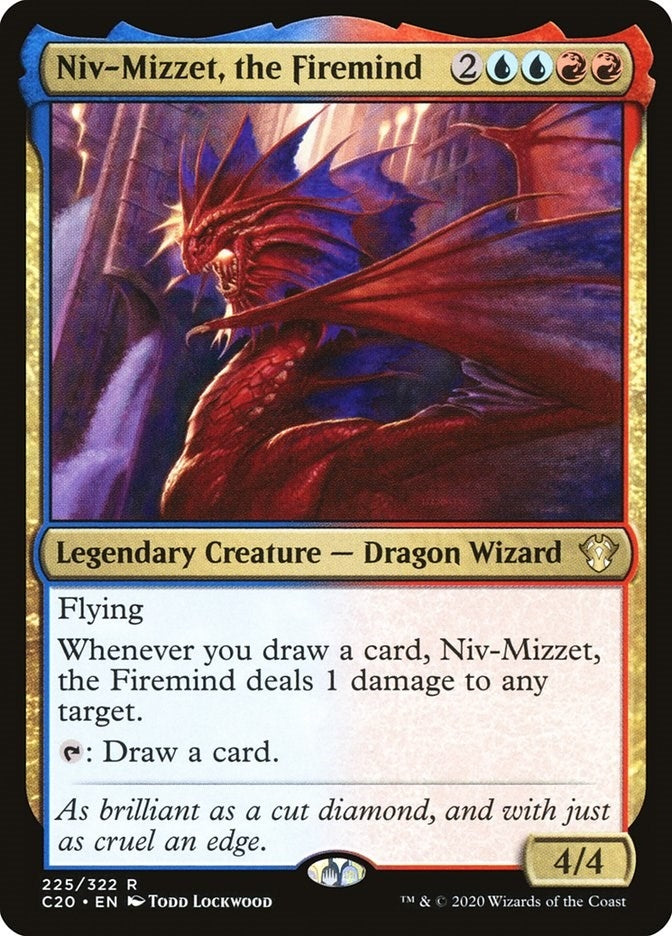 Image for Niv-Mizzet, the Firemind (225) [Commander 2020] - Magic: The Gathering