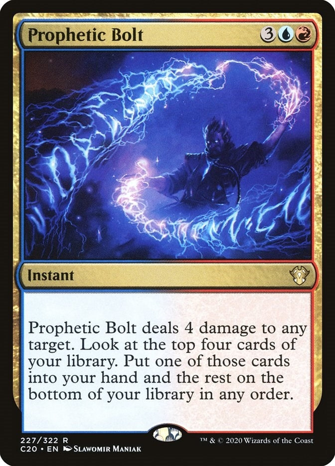 Image for Prophetic Bolt (227) [Commander 2020] - Magic: The Gathering
