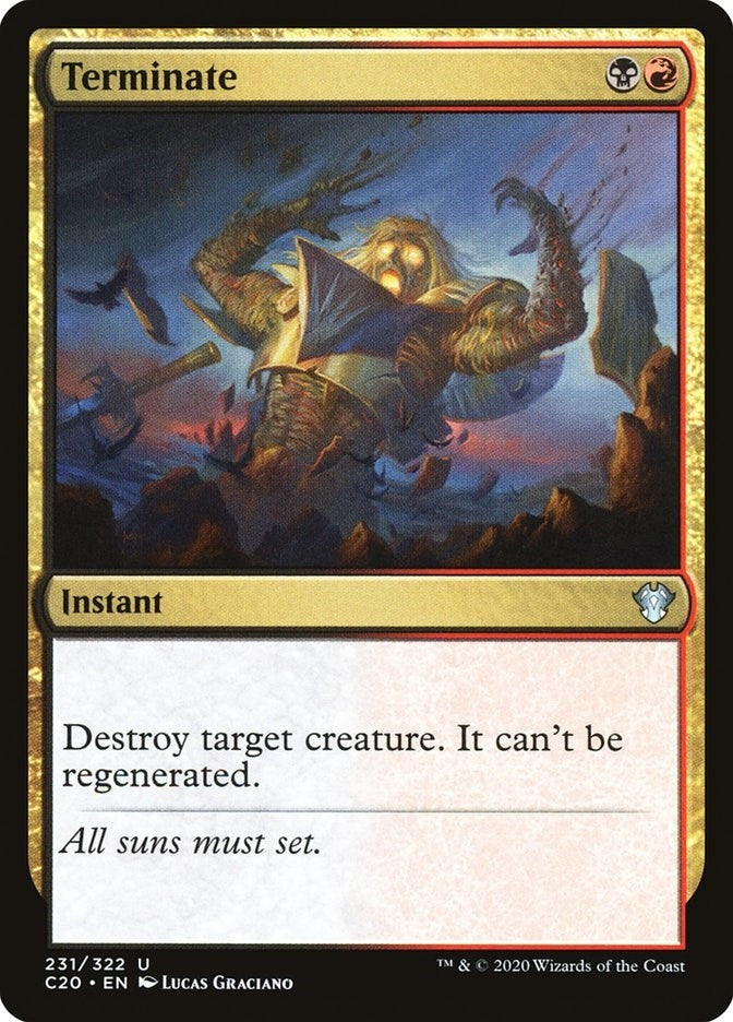 Image for Terminate (231) [Commander 2020] - Magic: The Gathering