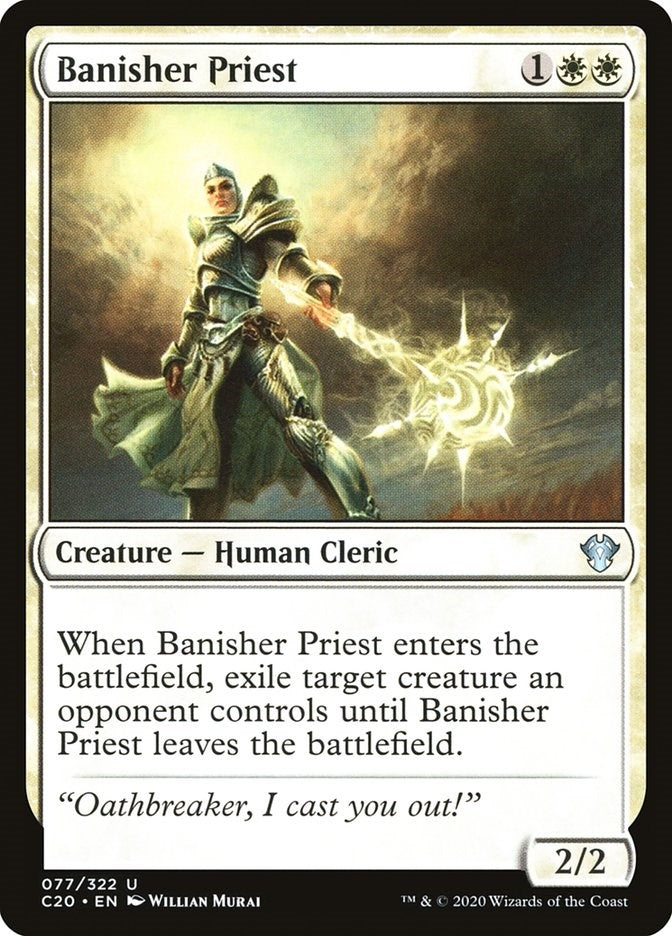 Image for Banisher Priest (77) [Commander 2020] - Magic: The Gathering