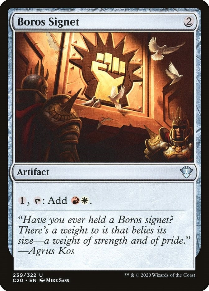 Image for Boros Signet (239) [Commander 2020] - Magic: The Gathering