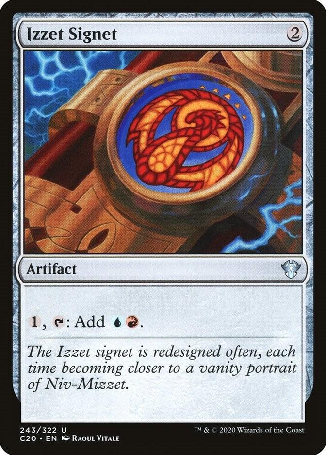 Image for Izzet Signet (243) [Commander 2020] - Magic: The Gathering