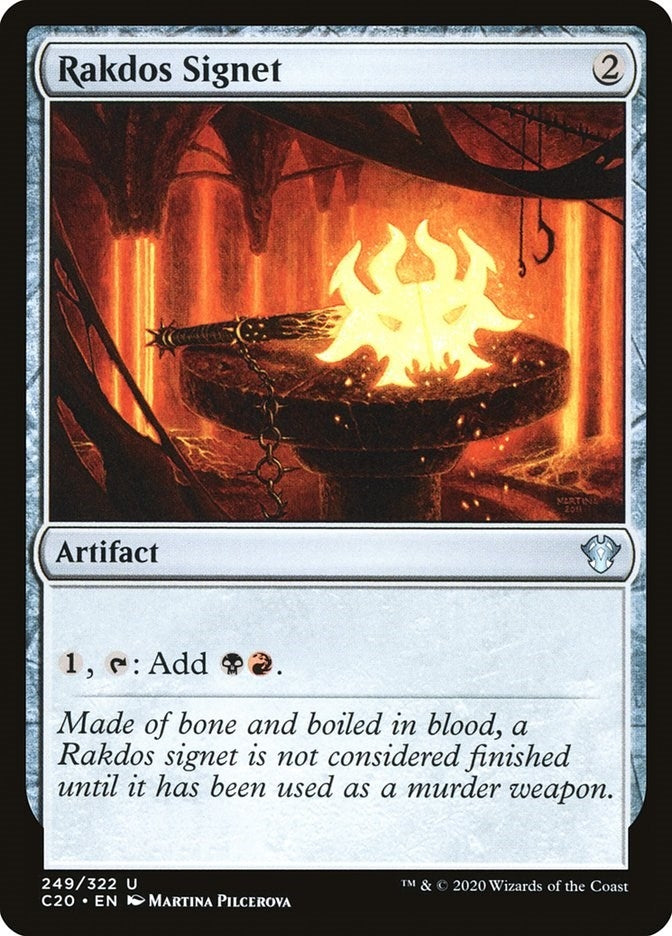 Image for Rakdos Signet (249) [Commander 2020] - Magic: The Gathering