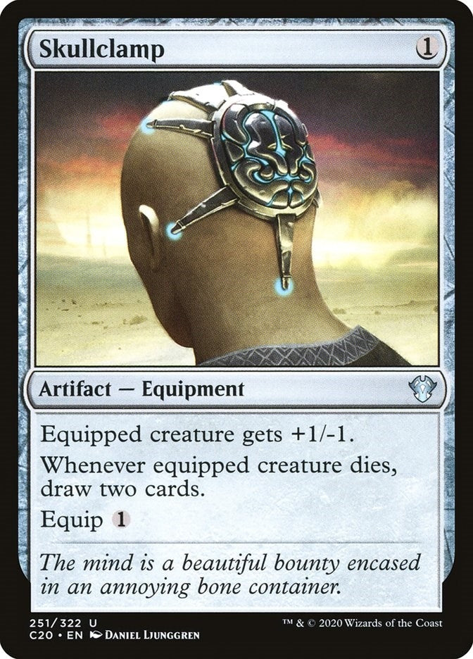 Image for Skullclamp (251) [Commander 2020] - Magic: The Gathering