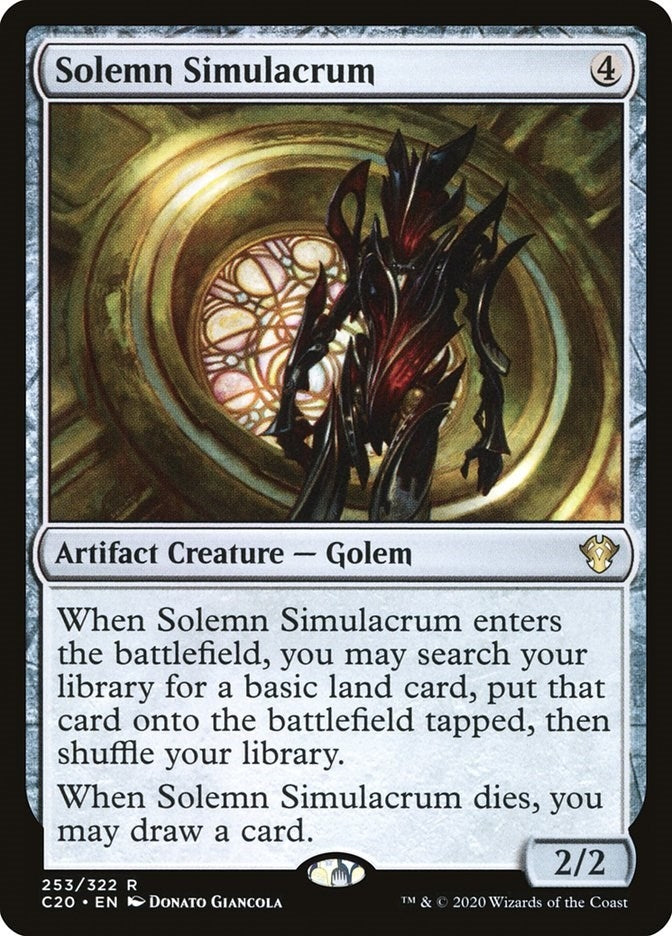 Image for Solemn Simulacrum (253) [Commander 2020] - Magic: The Gathering