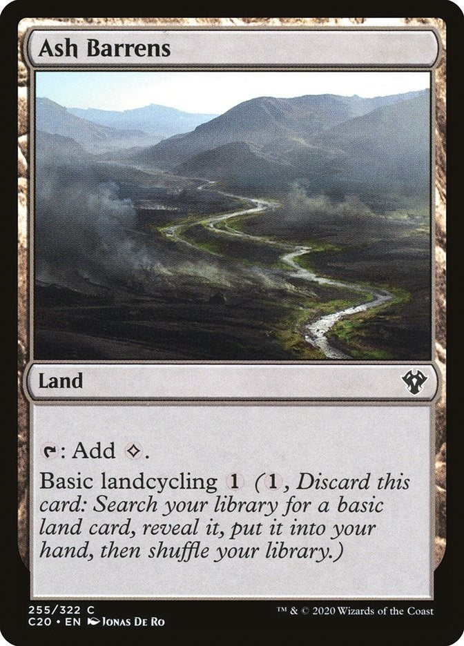 Image for Ash Barrens (255) [Commander 2020] - Magic: The Gathering