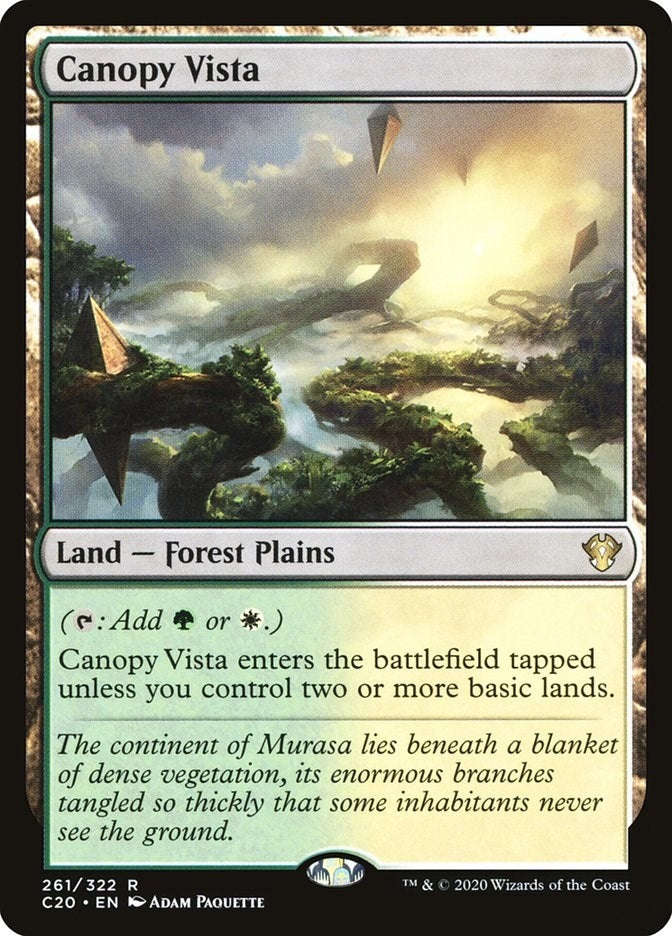 Image for Canopy Vista (261) [Commander 2020] - Magic: The Gathering