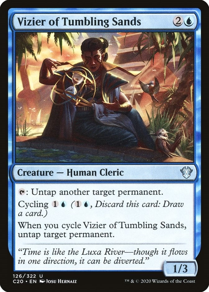 Image for Vizier of Tumbling Sands (126) [Commander 2020] - Magic: The Gathering