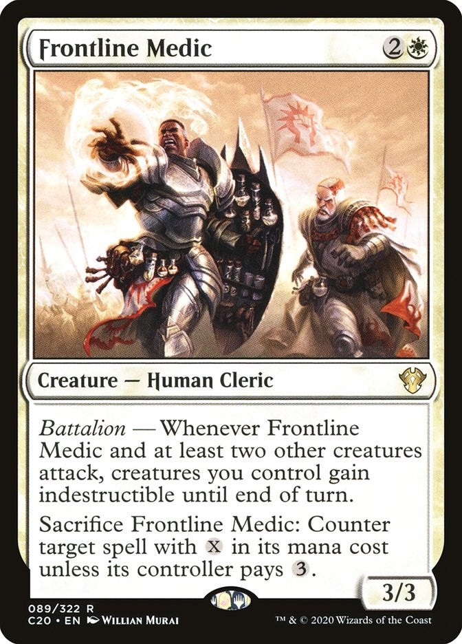 Image for Frontline Medic (89) [Commander 2020] - Magic: The Gathering