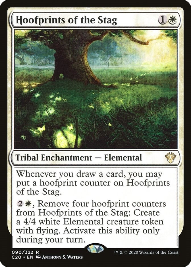 Image for Hoofprints of the Stag (90) [Commander 2020] - Magic: The Gathering