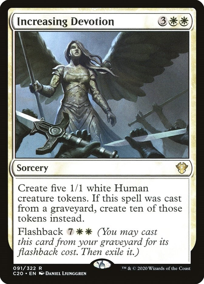 Image for Increasing Devotion (91) [Commander 2020] - Magic: The Gathering