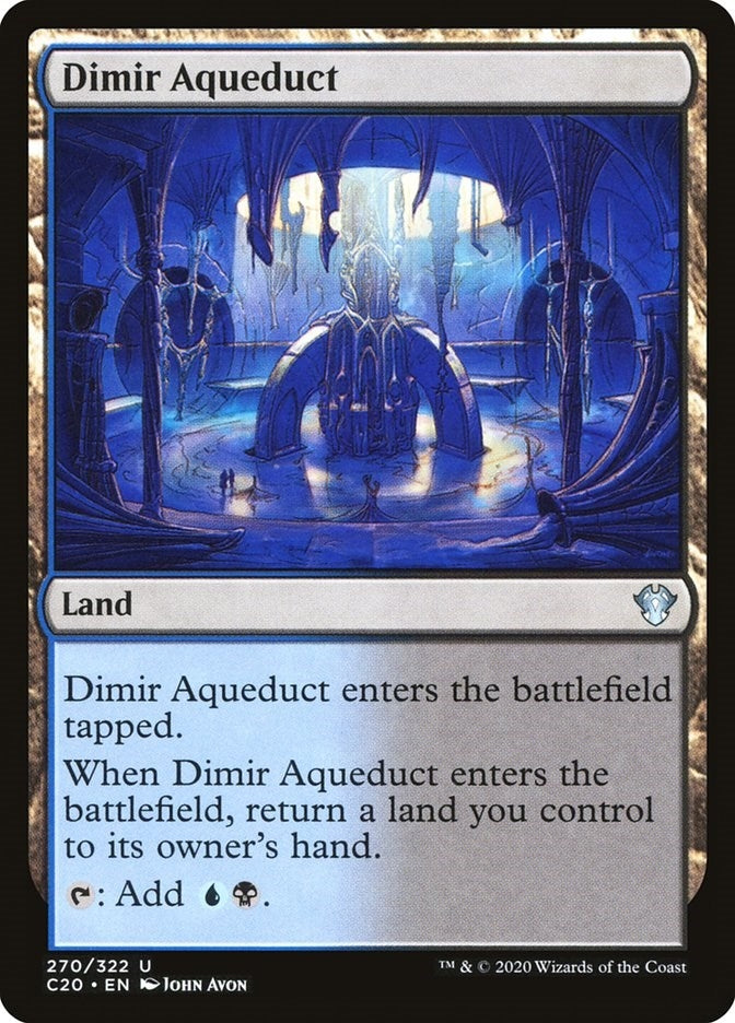 Image for Dimir Aqueduct (270) [Commander 2020] - Magic: The Gathering