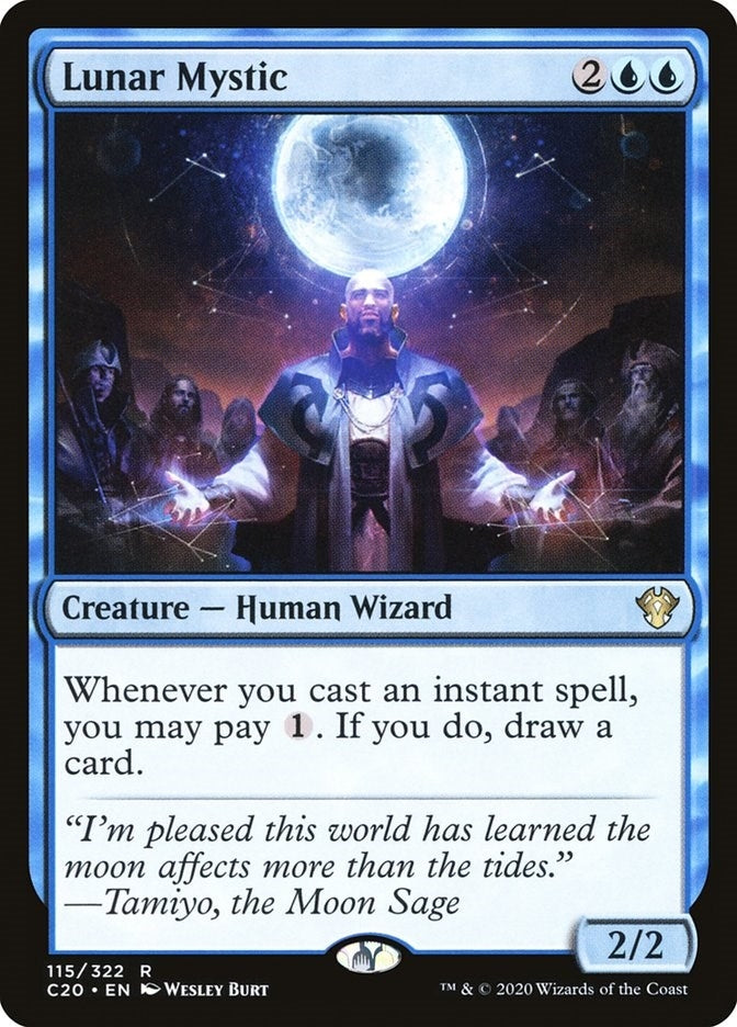 Image for Lunar Mystic (115) [Commander 2020] - Magic: The Gathering
