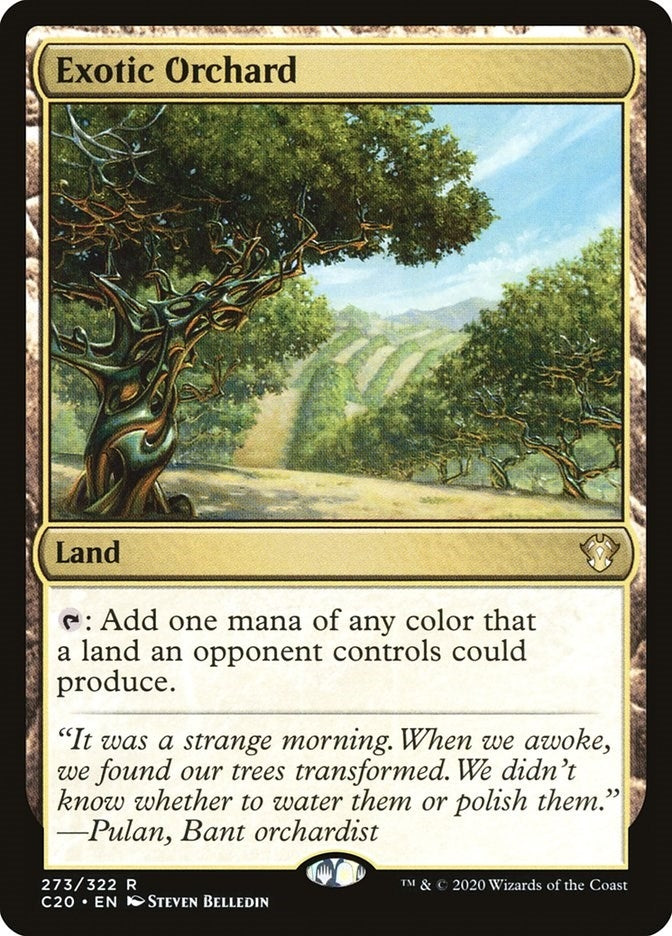 Image for Exotic Orchard (273) [Commander 2020] - Magic: The Gathering