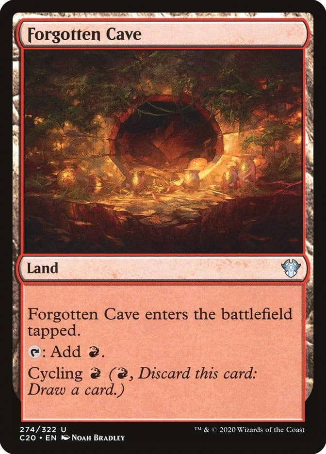 Image for Forgotten Cave (274) [Commander 2020] - Magic: The Gathering