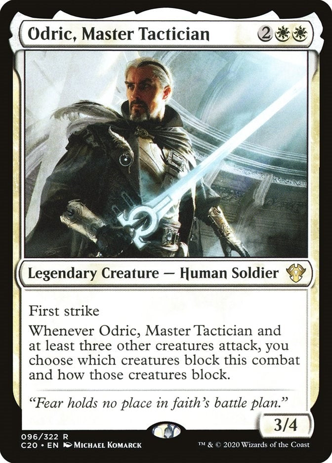 Image for Odric, Master Tactician (96) [Commander 2020] - Magic: The Gathering