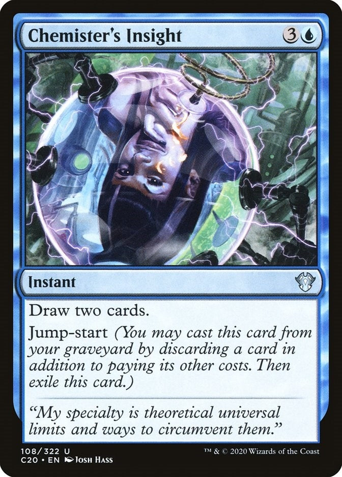 Image for Chemister's Insight (108) [Commander 2020] - Magic: The Gathering