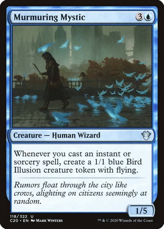 Image for Murmuring Mystic (118) [Commander 2020] - Magic: The Gathering