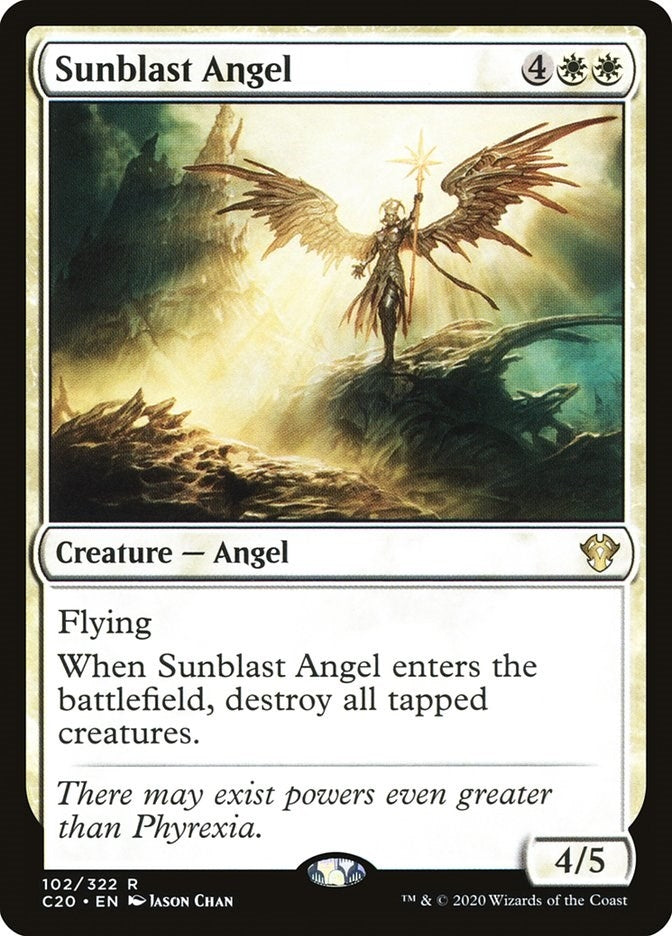 Image for Sunblast Angel (102) [Commander 2020] - Magic: The Gathering