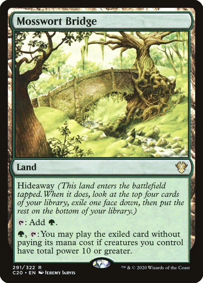 Image for Mosswort Bridge (291) [Commander 2020] - Magic: The Gathering