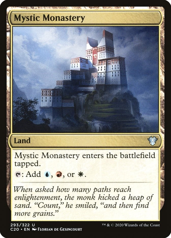 Image for Mystic Monastery (293) [Commander 2020] - Magic: The Gathering