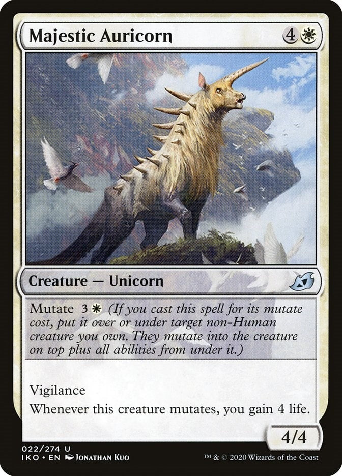 Image for Majestic Auricorn (22) [Ikoria: Lair of Behemoths] - Magic: The Gathering