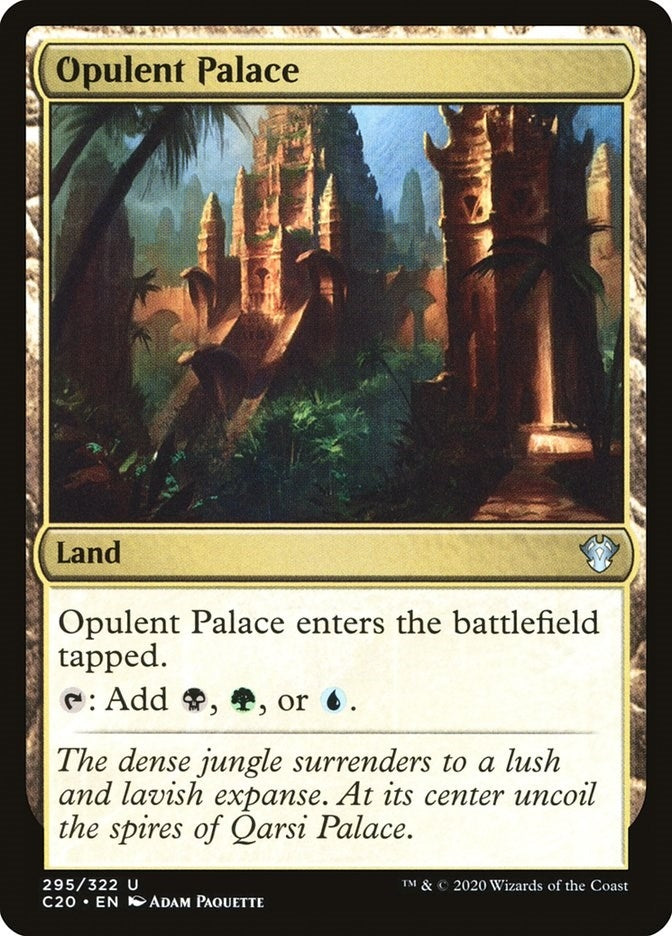 Image for Opulent Palace (295) [Commander 2020] - Magic: The Gathering