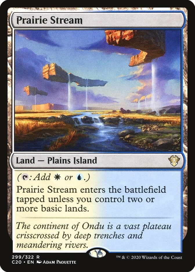 Image for Prairie Stream (299) [Commander 2020] - Magic: The Gathering
