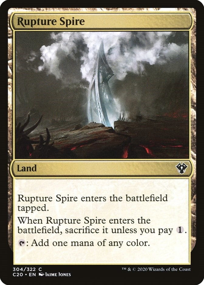 Image for Rupture Spire (304) [Commander 2020] - Magic: The Gathering