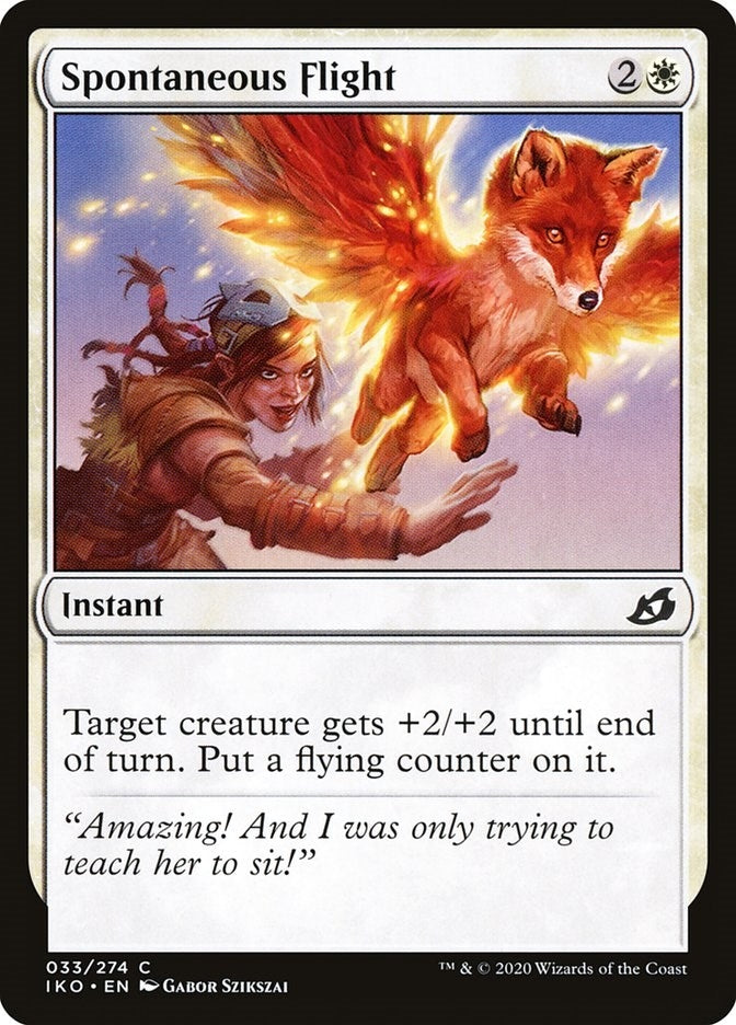 Image for Spontaneous Flight (33) [Ikoria: Lair of Behemoths] - Magic: The Gathering