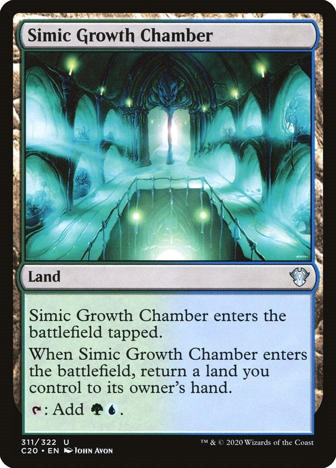 Image for Simic Growth Chamber (311) [Commander 2020] - Magic: The Gathering
