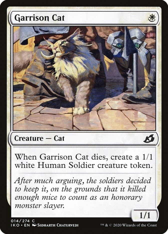 Image for Garrison Cat (14) [Ikoria: Lair of Behemoths] - Magic: The Gathering